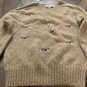J.G. Hook Vintage Wool Duck Sweater in Brown